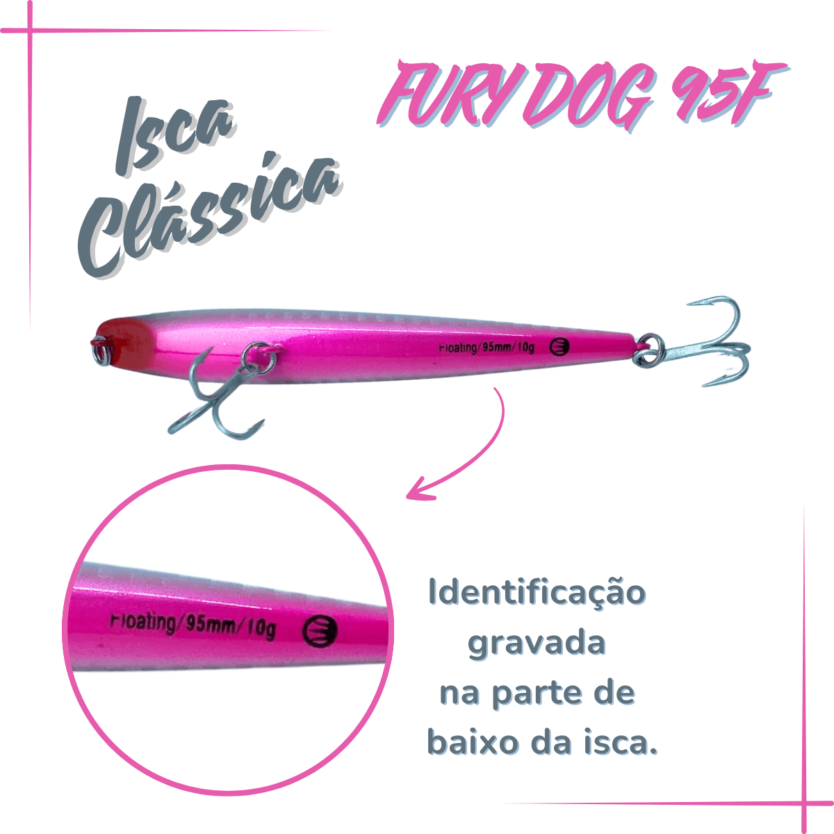 FURY DOG 95F, Isca Artificial Floating 10g - Miniatura 4