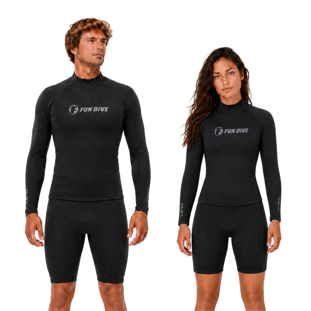 COL-05 LONGO SHORT-01, Conjunto Camiseta Bermuda Neoprene
