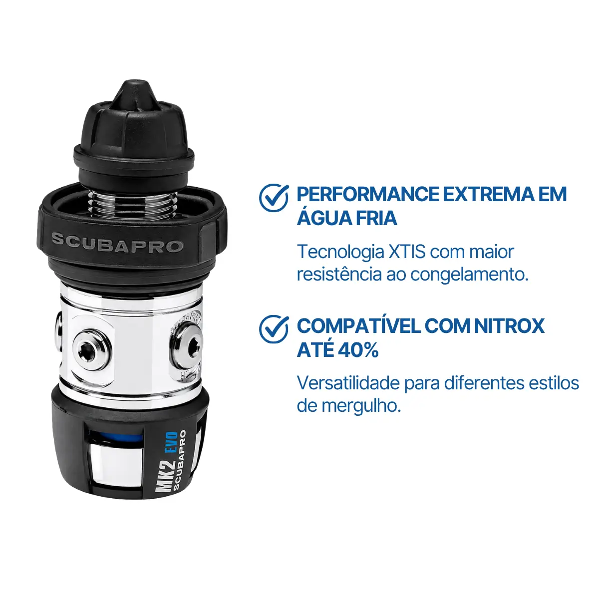 MK 2 EVO DIN, Regulador de 1º Estágio  - Miniatura 4