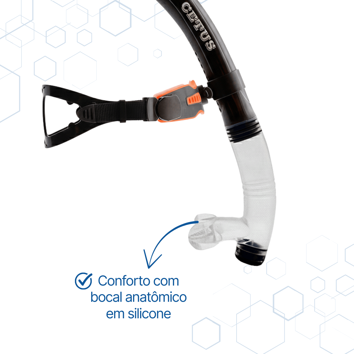 AIRES PRO, Respirador Snorkel Frontal - Preto - Miniatura 4
