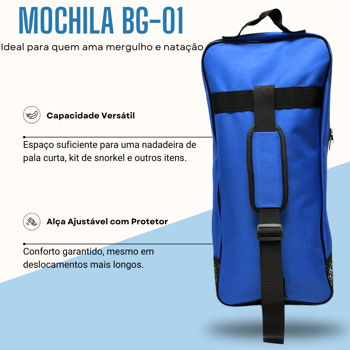BG-01, Mochila Drenante para Equipamentos Menores - Miniatura 4