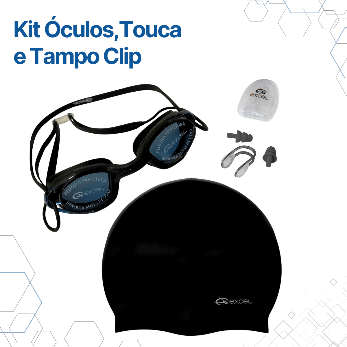 FLOW SC-01 TAMPO-CLIP, Óculos Touca Silicone e tampão ouvido - Miniatura 2