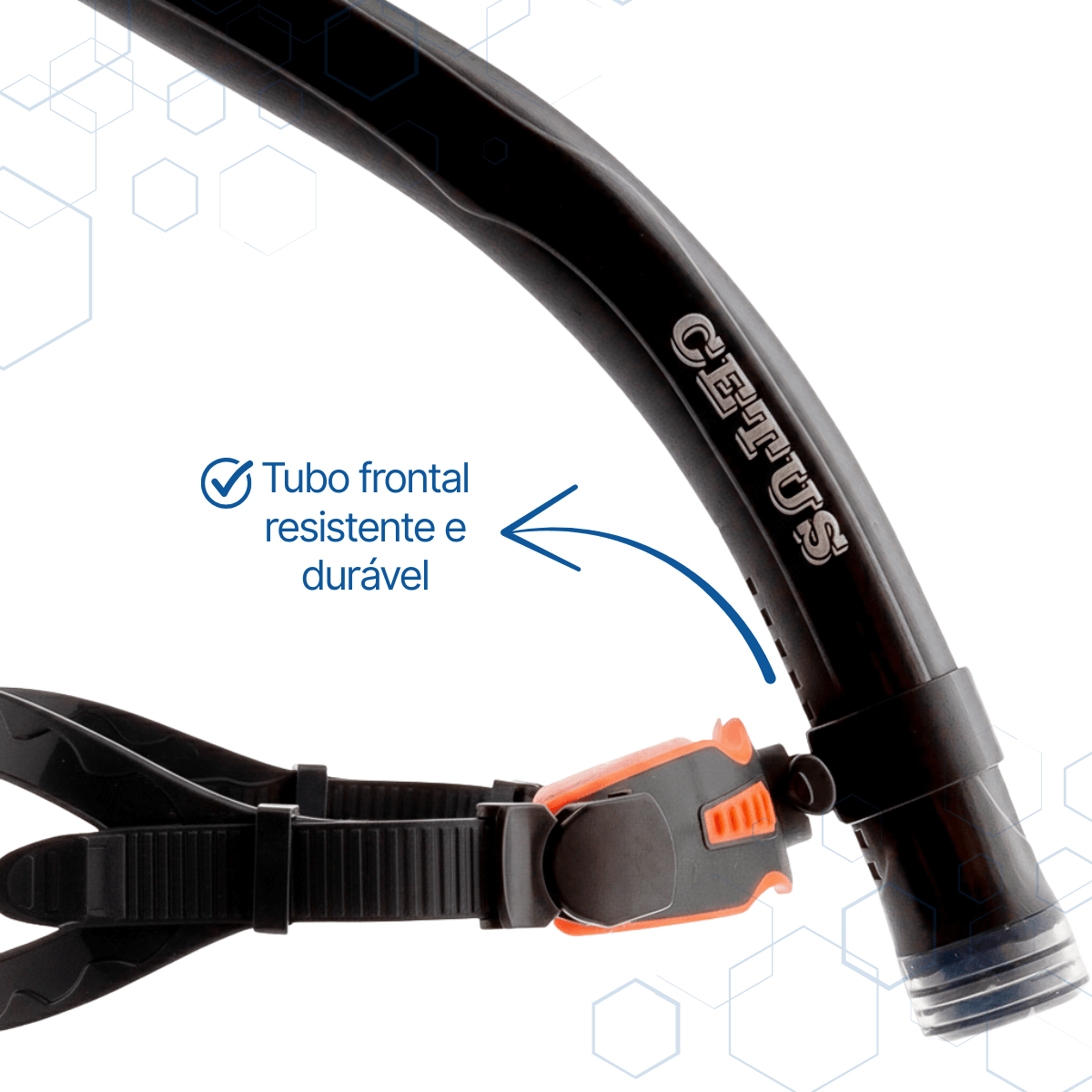 AIRES PRO, Respirador Snorkel Frontal - Preto - Miniatura 3