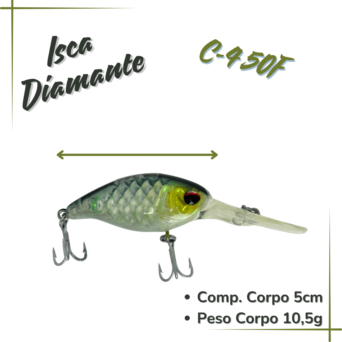 C-4 50F, Isca Artificial Floating 10,5g - Miniatura 2