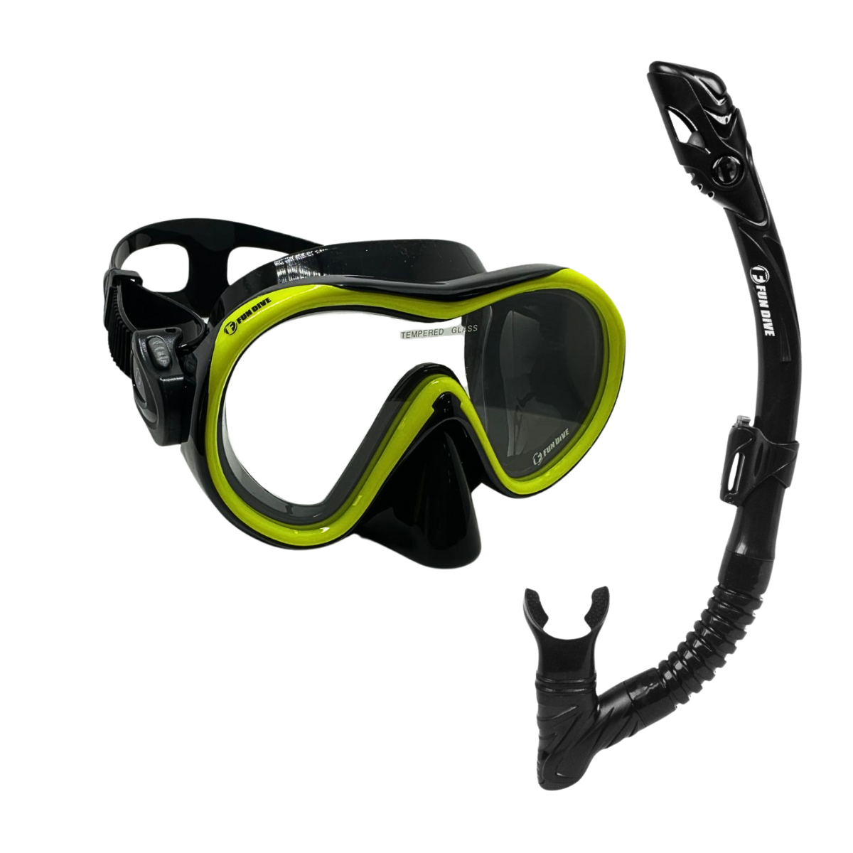 KIT DRY FOX, Máscara Snorkel Dupla Válvula