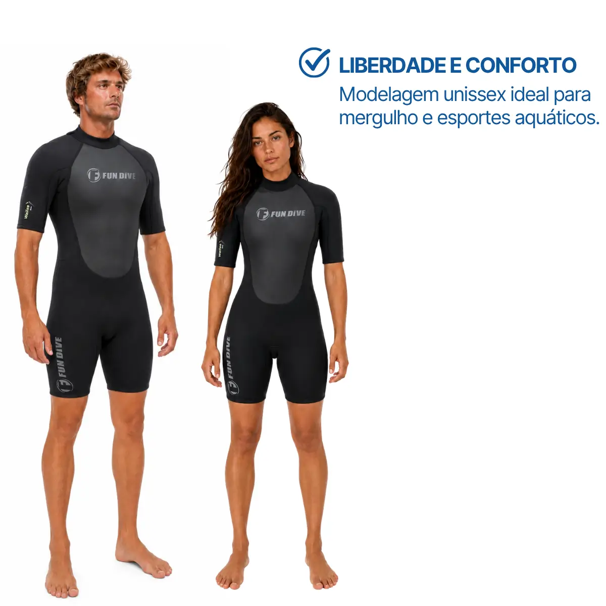 WAILEA CURTO, Roupa de Neoprene Curta 3mm - Miniatura 4