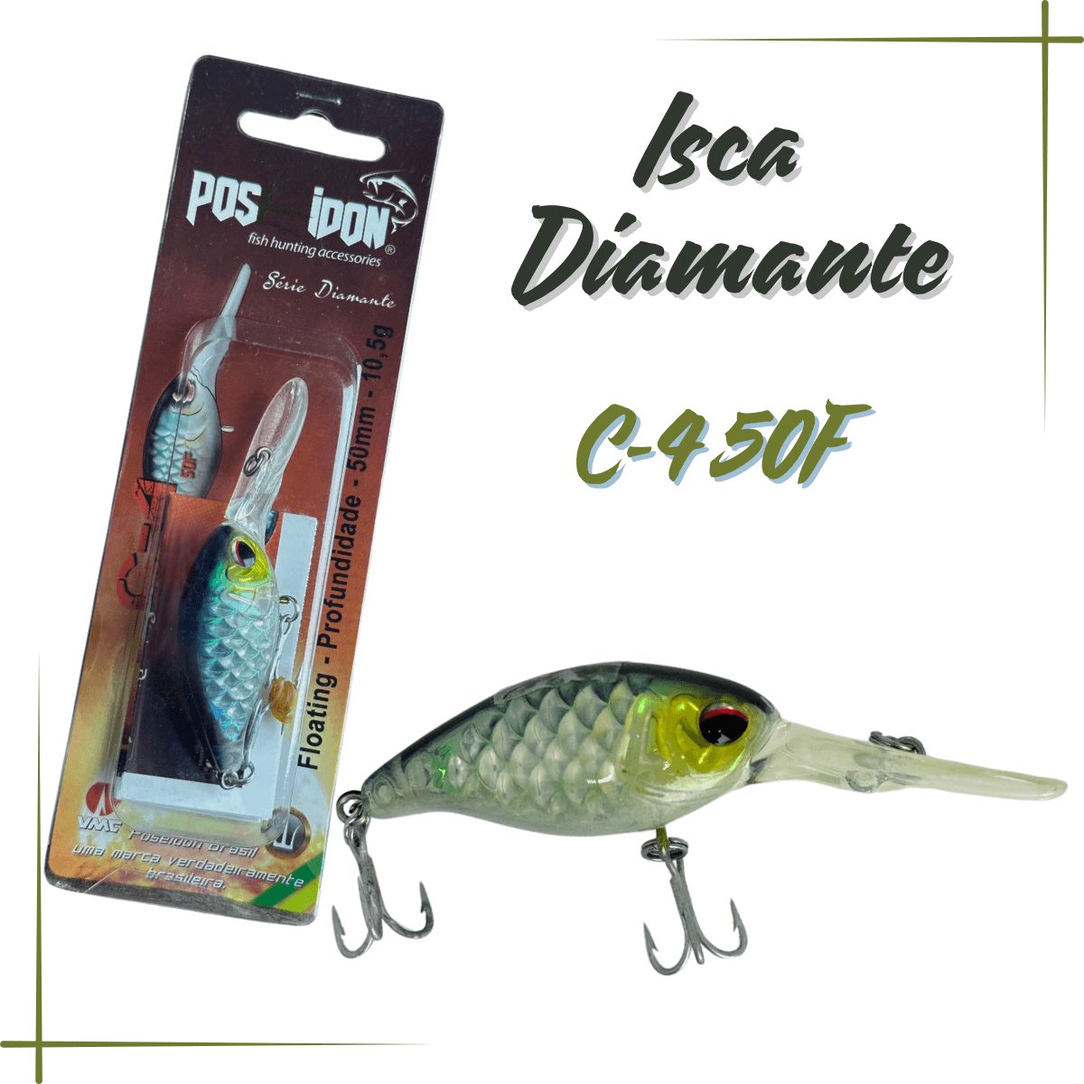 C-4 50F, Isca Artificial Floating 10,5g - Miniatura 5
