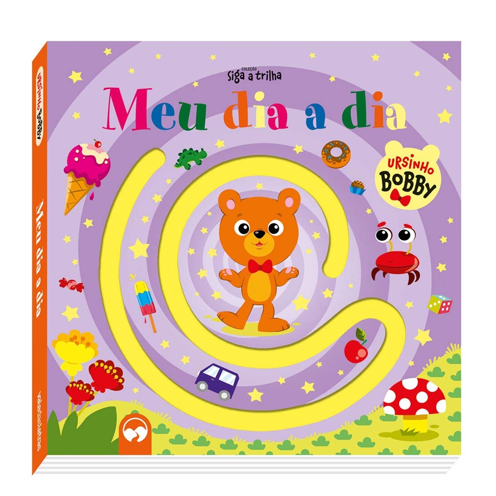  Livro Infantil Siga a Trilha - Meu Dia a Dia com Ursinho Bobby