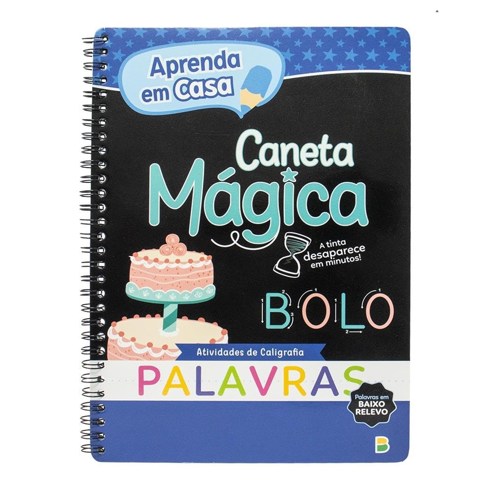 Livro de Atividades Aprenda em Casa! Caneta Mágica | Primeiras Palavras