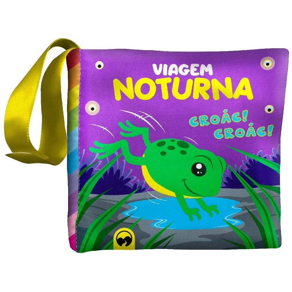 Livro de Pano Infantil - Bebê Feliz - Viagem Noturna