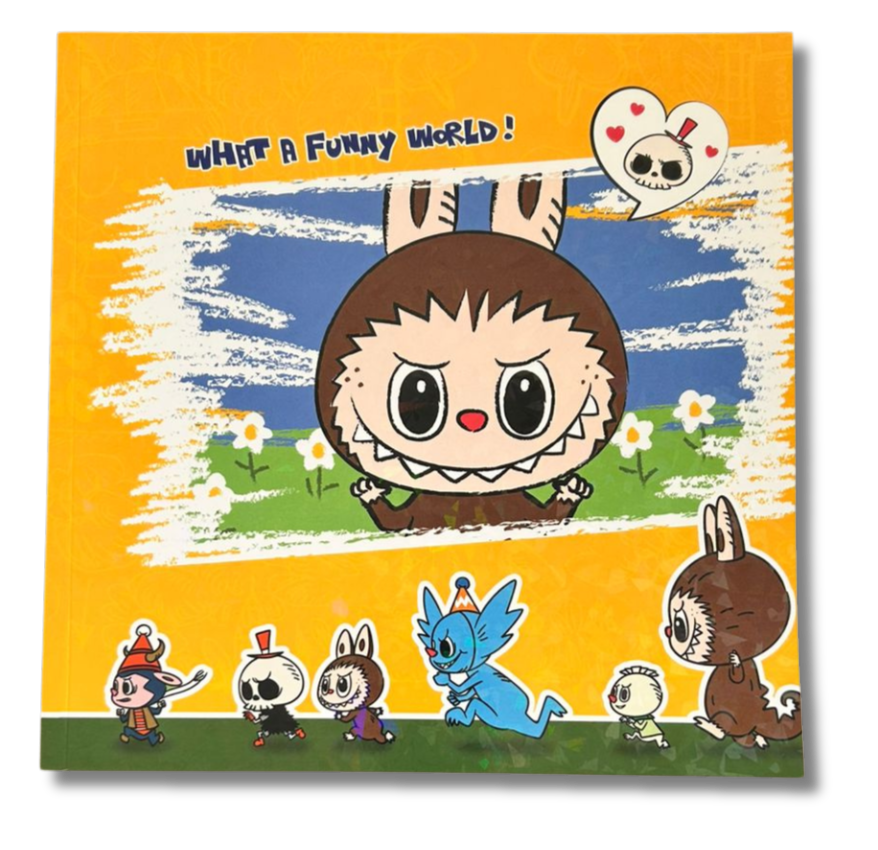  Livro de Colorir Monstrinho Amigo What A Funny World - Amarelo