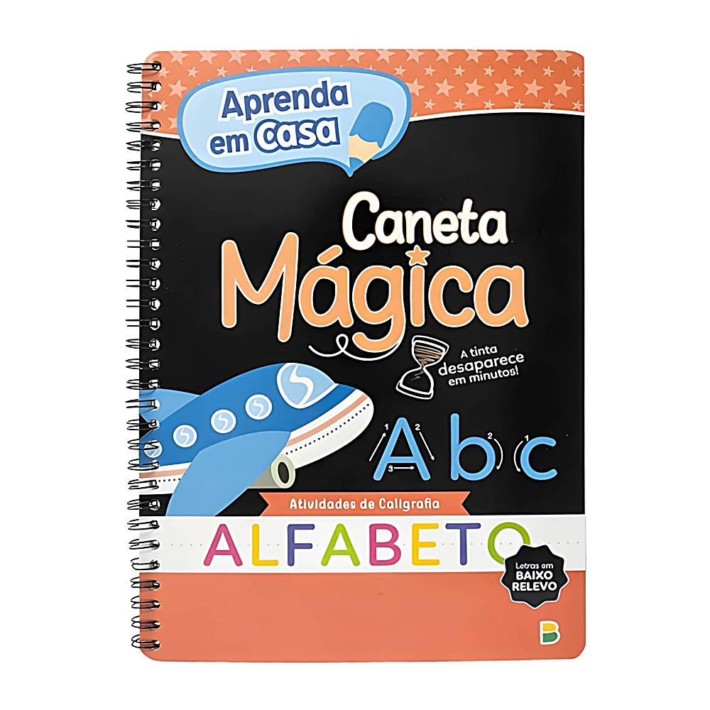 Livro de Atividades Aprenda em Casa! Caneta Mágica | Alfabeto