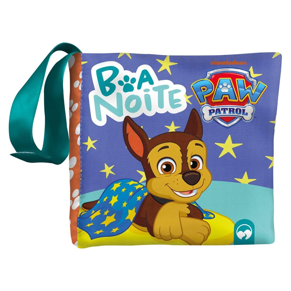 Livro de Pano Infantil - Bebê Feliz - Patrulha Canina: Boa Noite