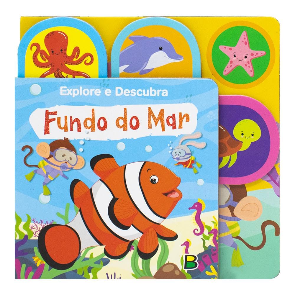 LIVRO INFANTIL - EXPLORE E DESCUBRA: FUNDO DO MAR