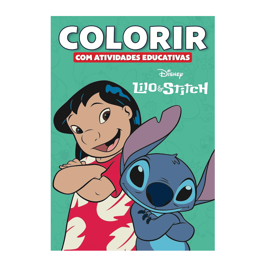 LIVRO INFANTIL - DISNEY COLORIR ATIVIDADES EDUCATIVAS - LILO & STITCH