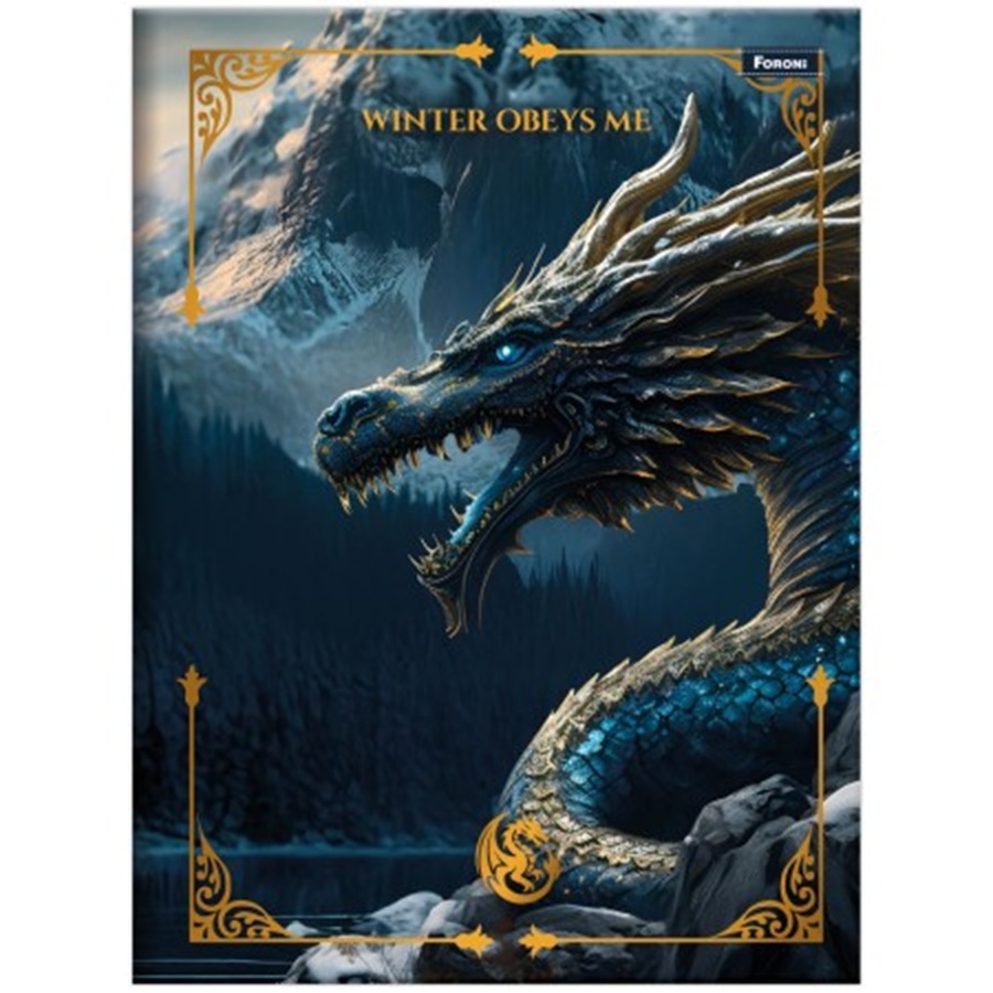 Caderno Pequeno Capa Dura Brochura de Dragão -Caderno Drakos
