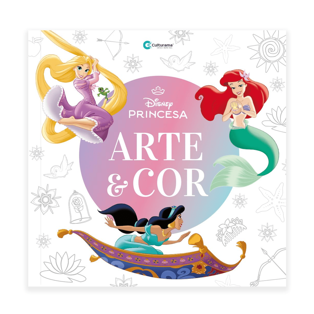 LIVRO DE COLORIR - ARTE E COR DISNEY PRINCESAS