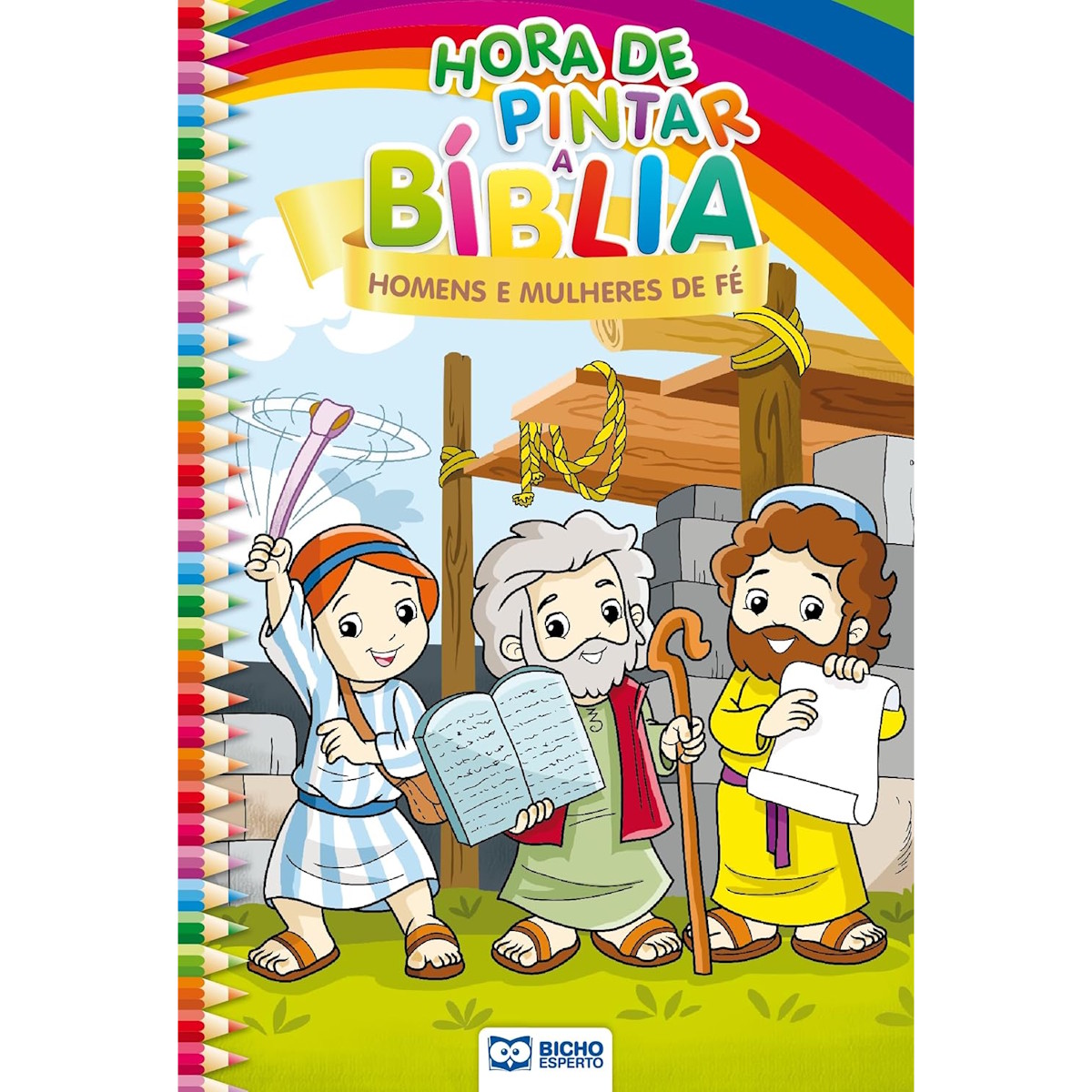 Livro de Colorir Hora de Pintar Bíblia - Homens e Mulheres de Fé