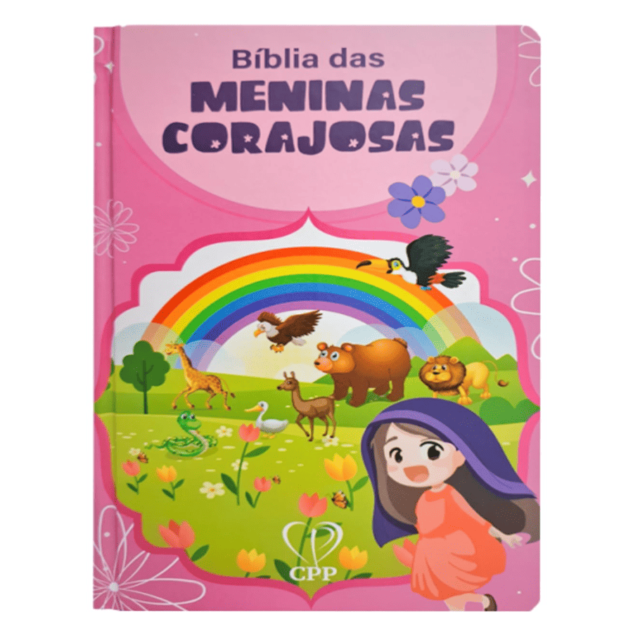BÍBLIA DAS MENINAS CORAJOSAS - CAPA DURA - ROSA