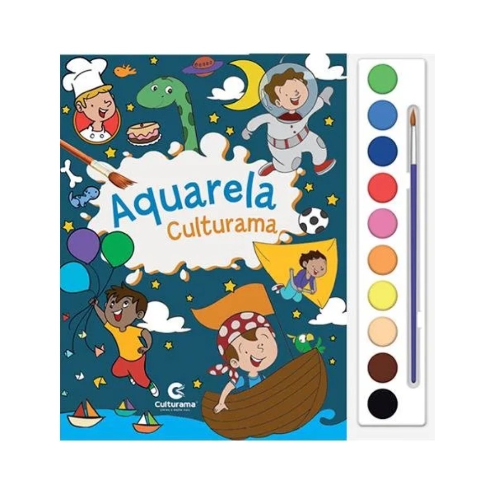 AQUARELA CULTURAMA SORTIDO AZUL - MENINOS