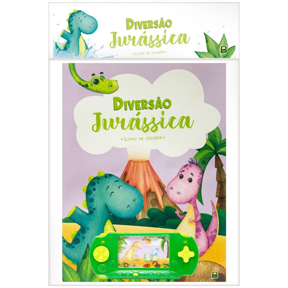 LIVRO INFANTIL - DIVERSÃO COM AGUA: DIVERSAO JURASSICA