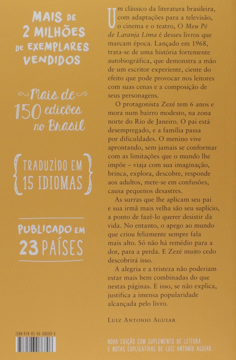 * Livro Infantil O Meu Pé de Laranja Lima - José Mauro de Vasconcelos