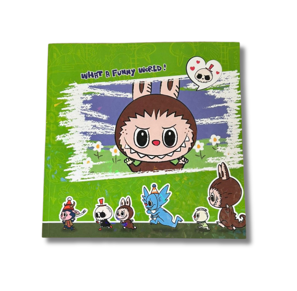  Livro de Colorir Monstrinho Amigo What A Funny World - Capa Verde