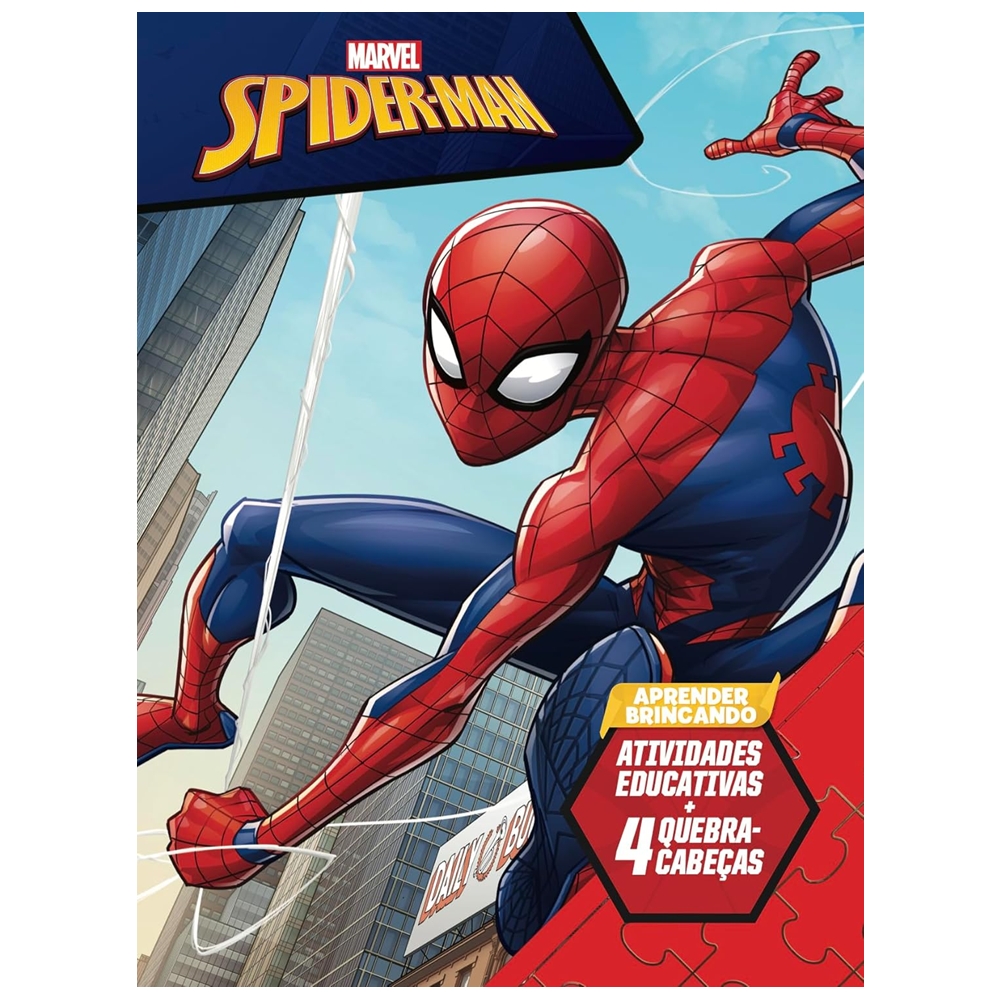 Livro Infantil Aprender Brincando Spiderman