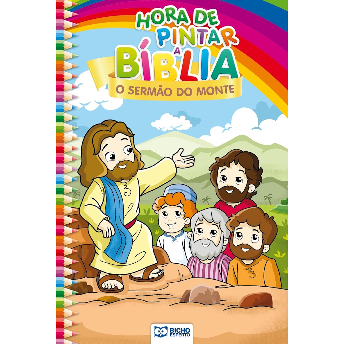 Livro de Colorir Hora de Pintar Bíblia - O Sermão do Monte