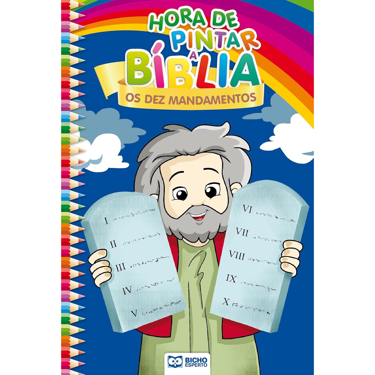 Livro de Colorir Hora de Pintar Bíblia - Os Dez Mandamentos