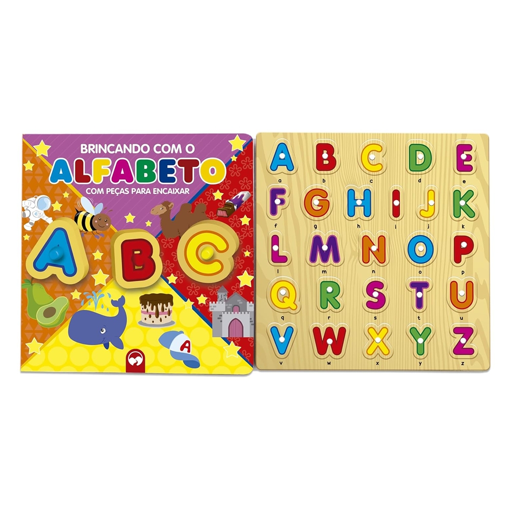 Brincando com Peças para Encaixar - ALFABETO