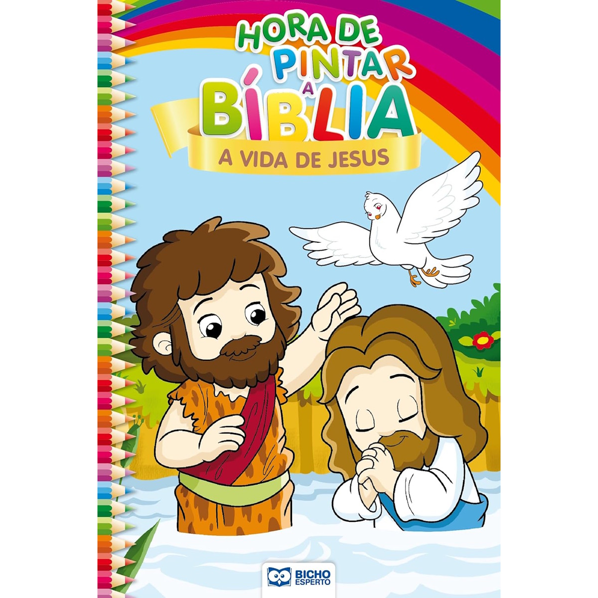 Livro de Colorir Hora de Pintar Bíblia - A Vida de Jesus