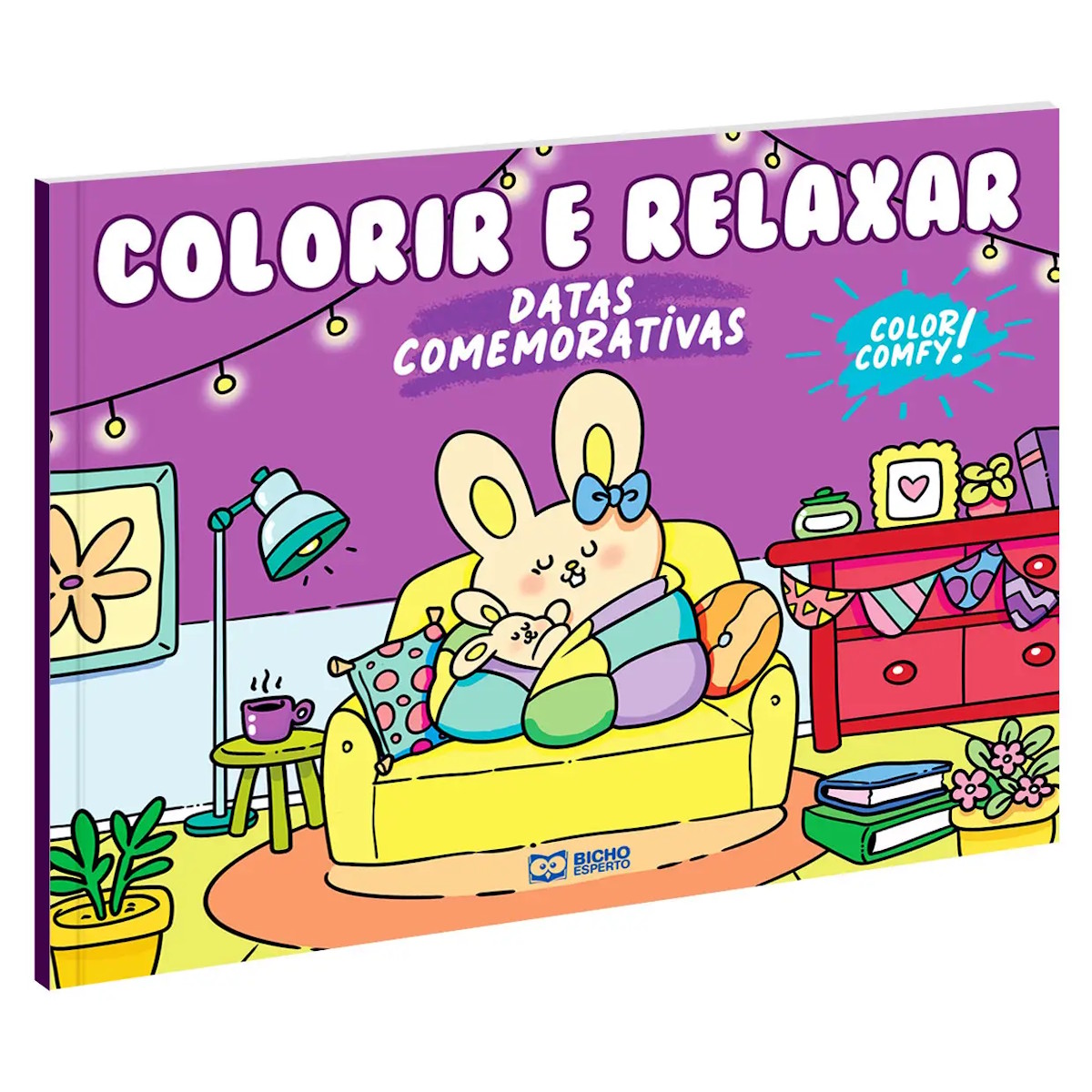 Livro de Colorir e Relaxar Color Comfy - Datas Comemorativas