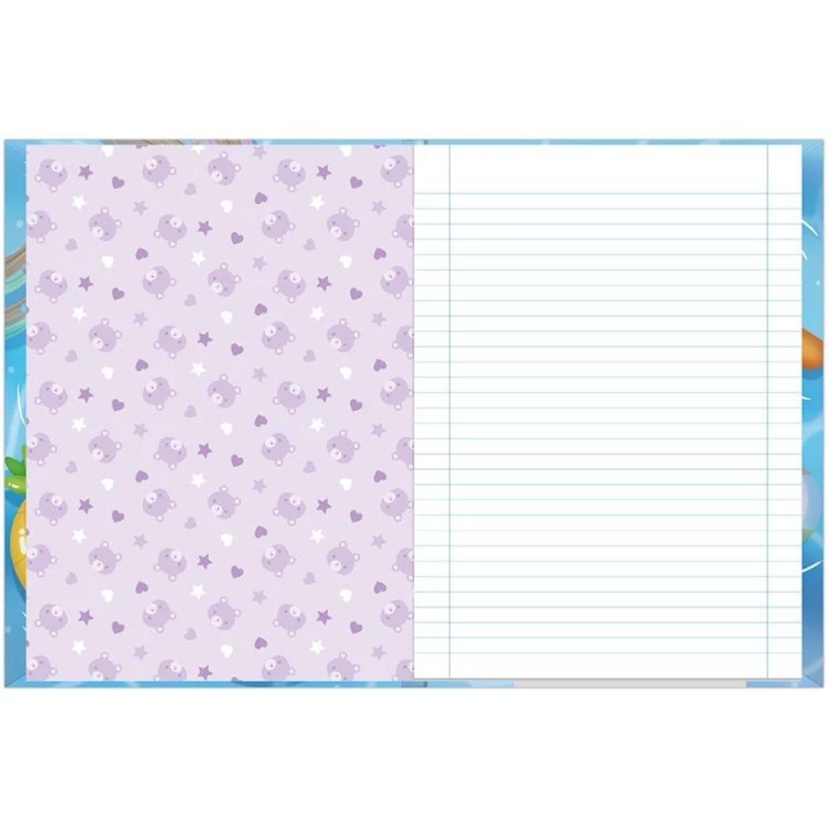 Caderno Para Meninas Brochura Capa Dura 80 folhas-Ternuritas