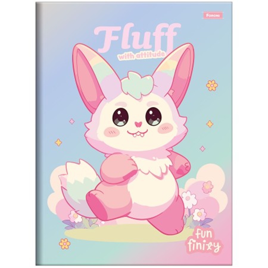 Caderno Infantil Capa Dura e Costurada Brochurão - Funfinity