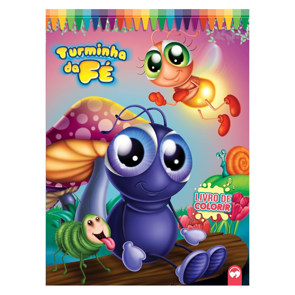 Livro Infantil Gigante de Colorir - TURMINHA DA FÉ