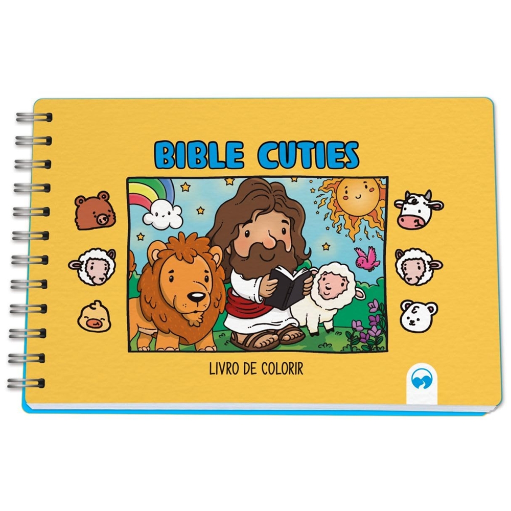  Livro Ilustrado Relaxante para Colorir - Bible Cuties