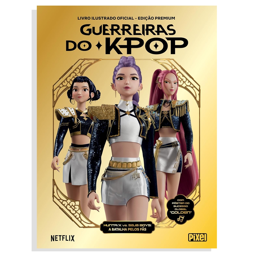 Livro Ilustrado Oficial Guerreiras do KPOP - Edicao Premium