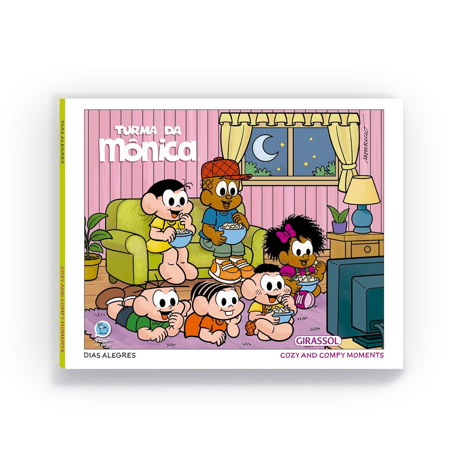 Livro de Colorir Cozy and Comfy Turma da Mônica Dias Alegres