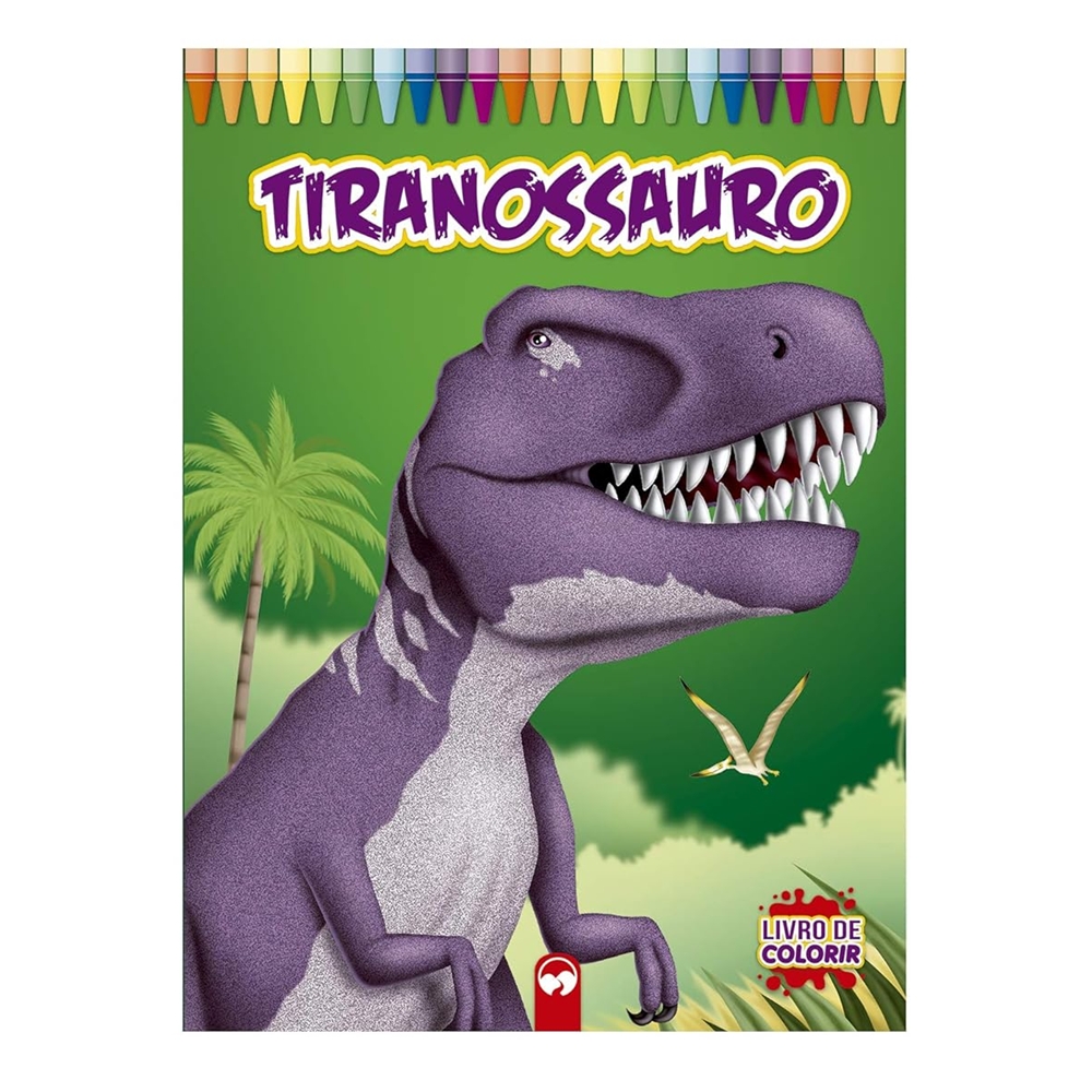 Livro Infantil Gigante de Colorir - TIRANOSSAURO