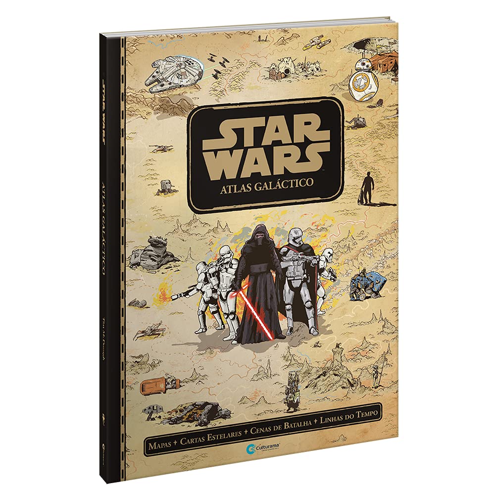 LIVRO INFANTIL - ATLAS GALÁCTICO STAR WARS