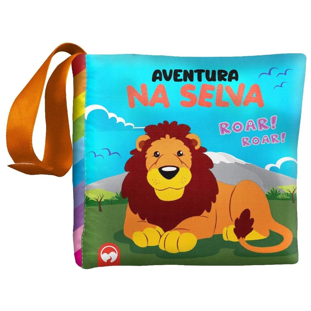 Livro de Pano Infantil - Bebê Feliz - Aventura na Selva