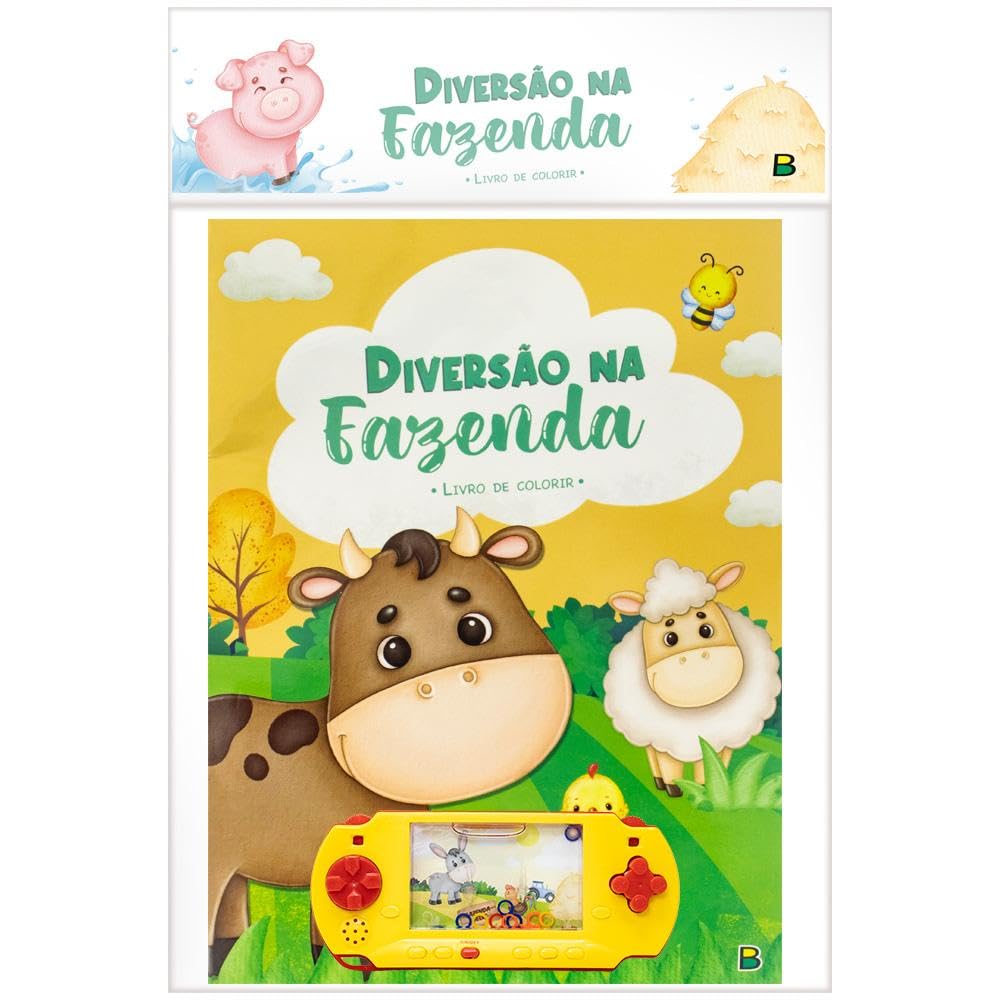 LIVRO INFANTIL - DIVERSÃO COM ÁGUA: DIVERSÃO NA FAZENDA
