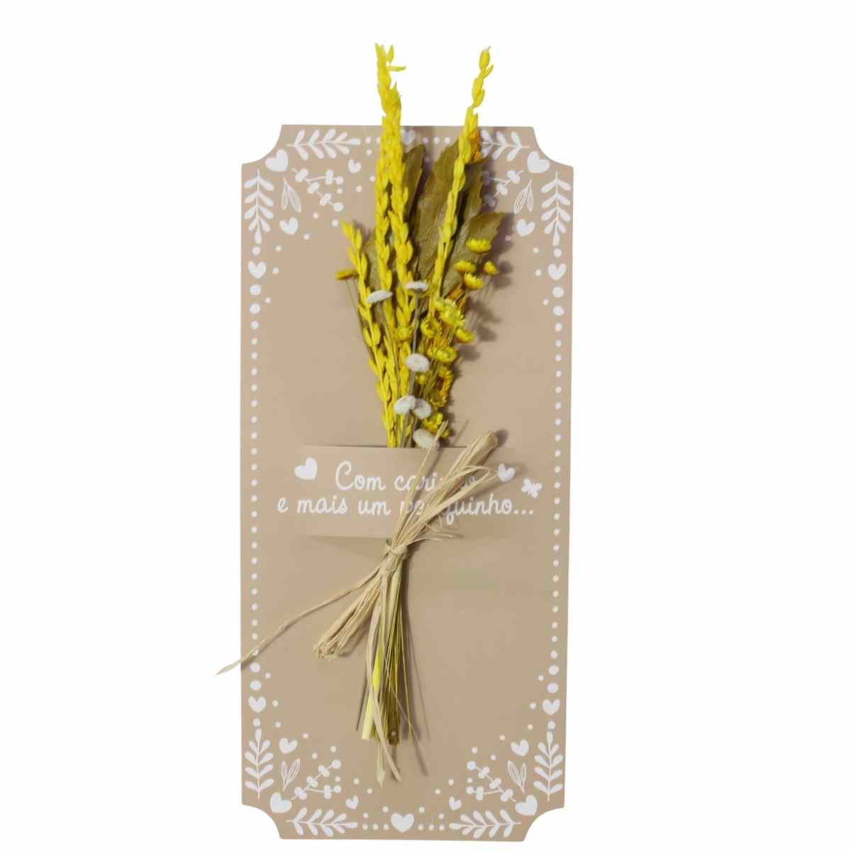 Jardim no Papel para Presentear Amarelo