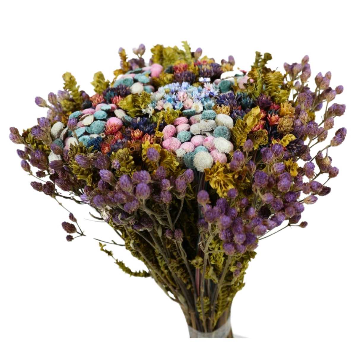 Buquê Preservado Rústico Colorido n20 I Flores Desidratadas