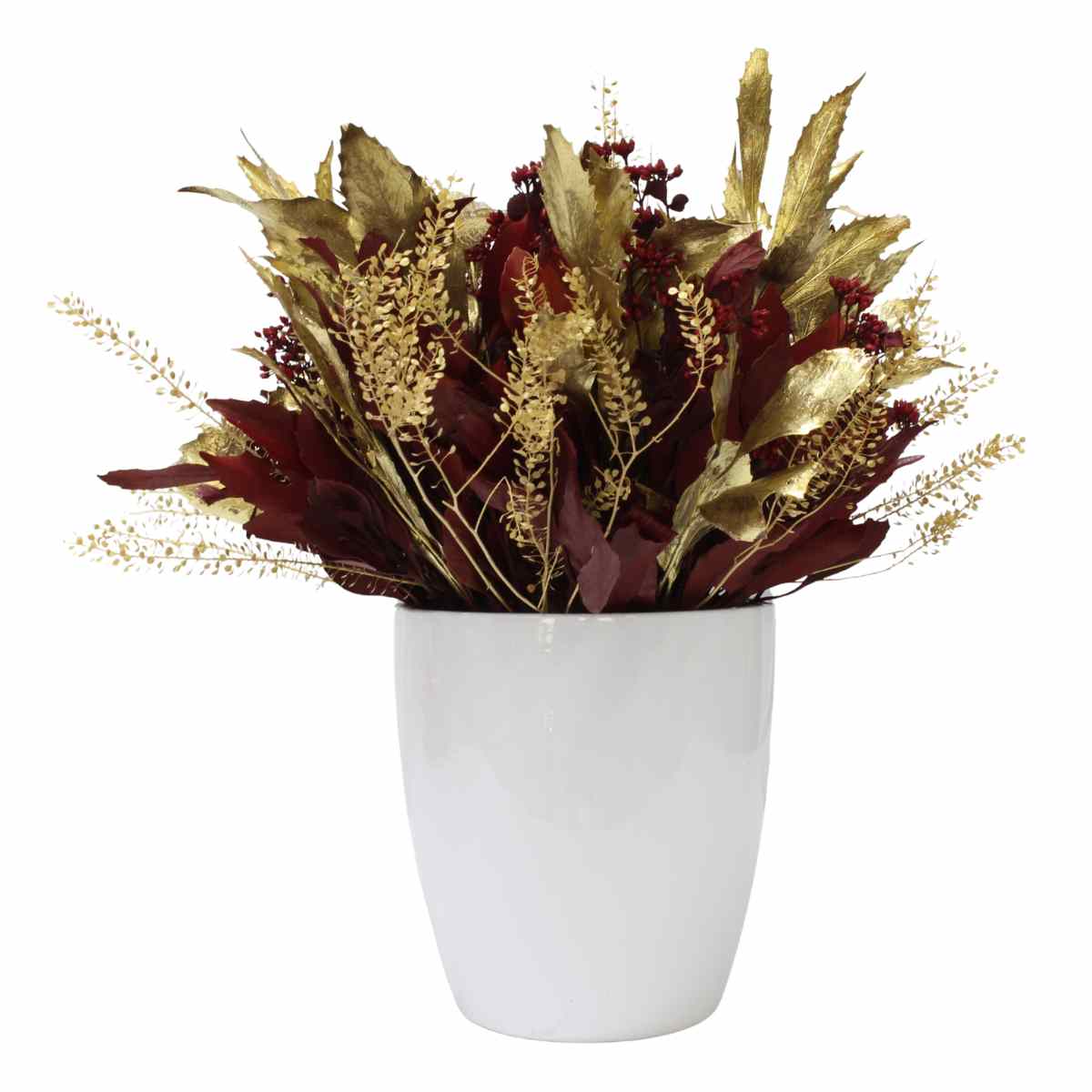 Arranjo Elegante Natalino Vermelho