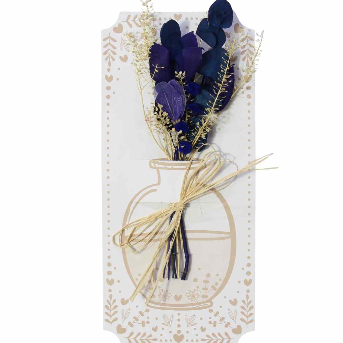 Jardim no Papel para Presentear Azul