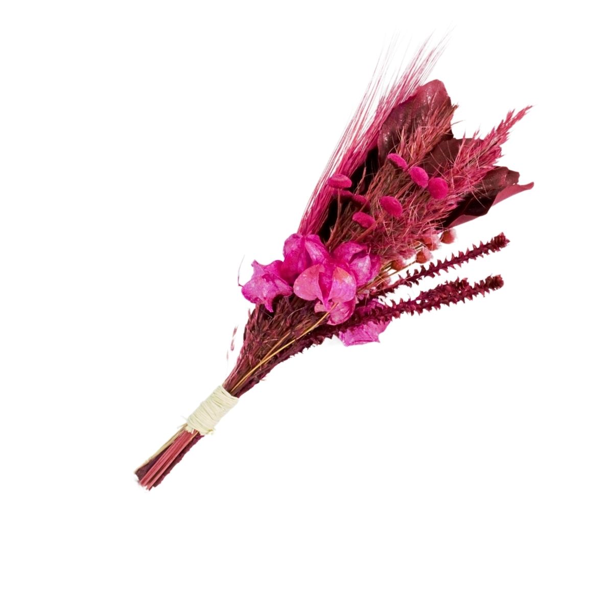 Planta Seca Mini Buquê Variado Pink 25 cm