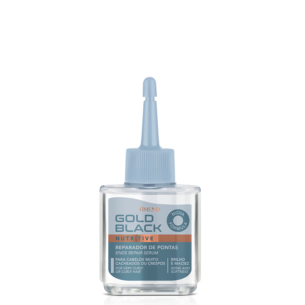 Reparador De Pontas Amend Gold Black Nutritive 30 Ml