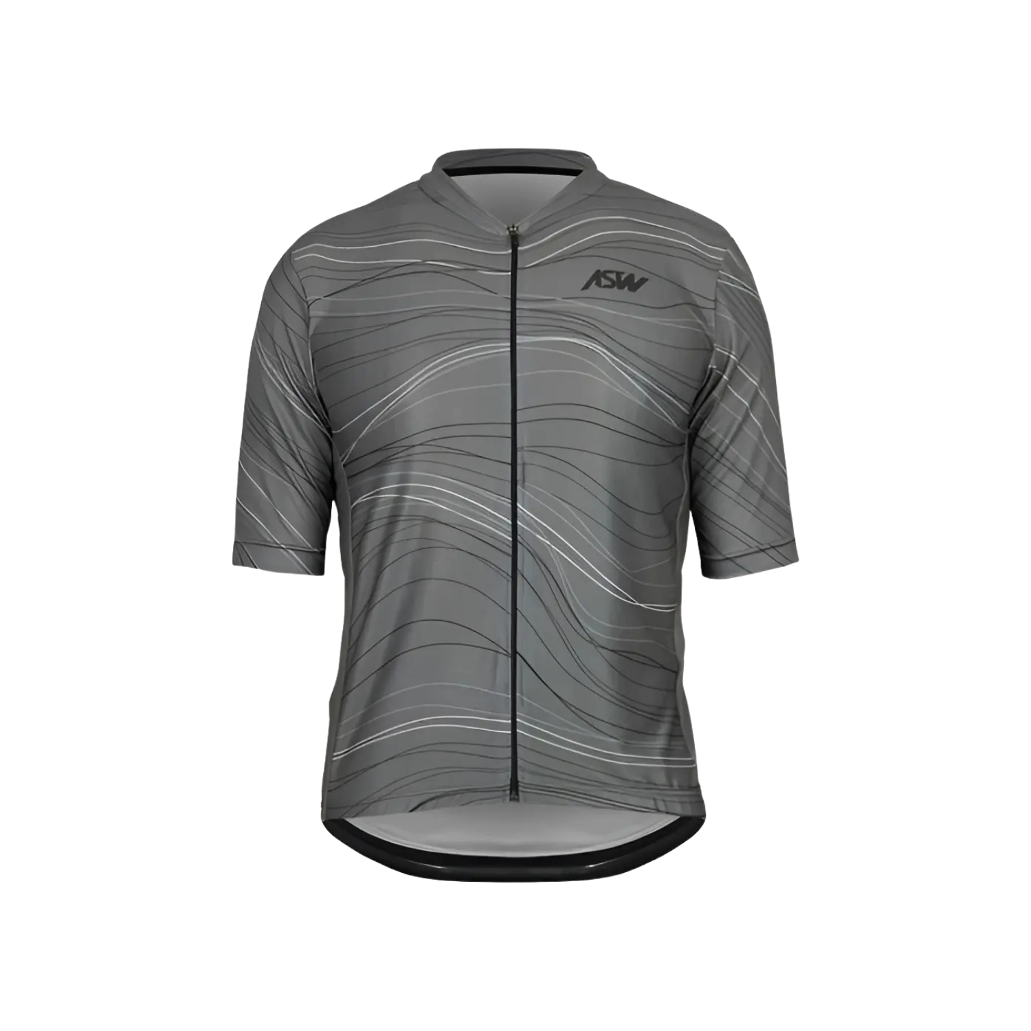 Camisa Asw Versa Ciclismo Bike Masculino Mesh Cinza Tam G